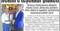 Yeni Giresun Newspaper<br />
03 Temmuz 2015