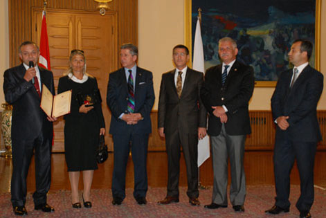 TBMM (Grand National Assembly of Turkey) Ourstanding Service Award