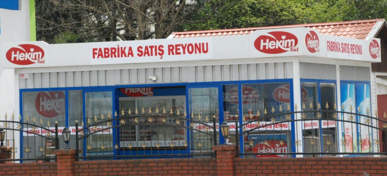 Hekim Milk Sales Stand Is In Operation
