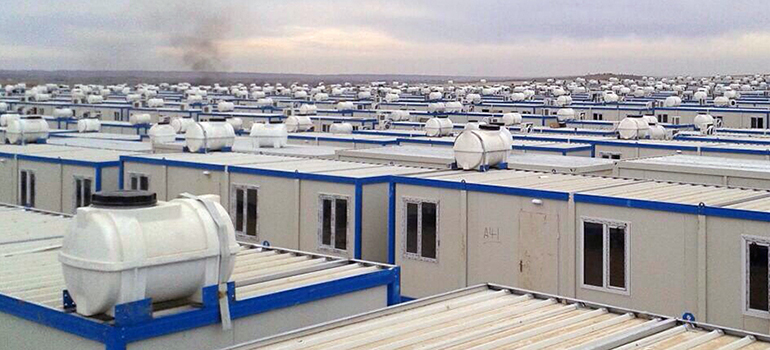 Emergency Accomodation Container in Iraq
