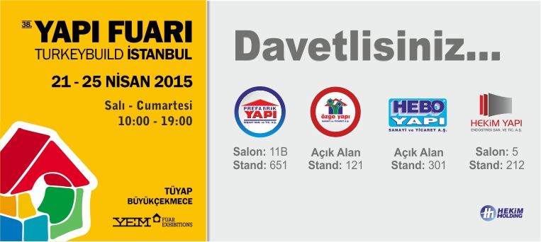 Hekim Holding with its 4 companies present in the 38th Construction Fair