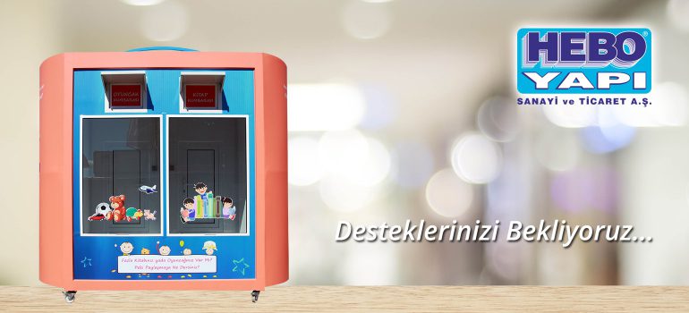 Toys and Book Donation Drop Boxes from Hebo Yapı