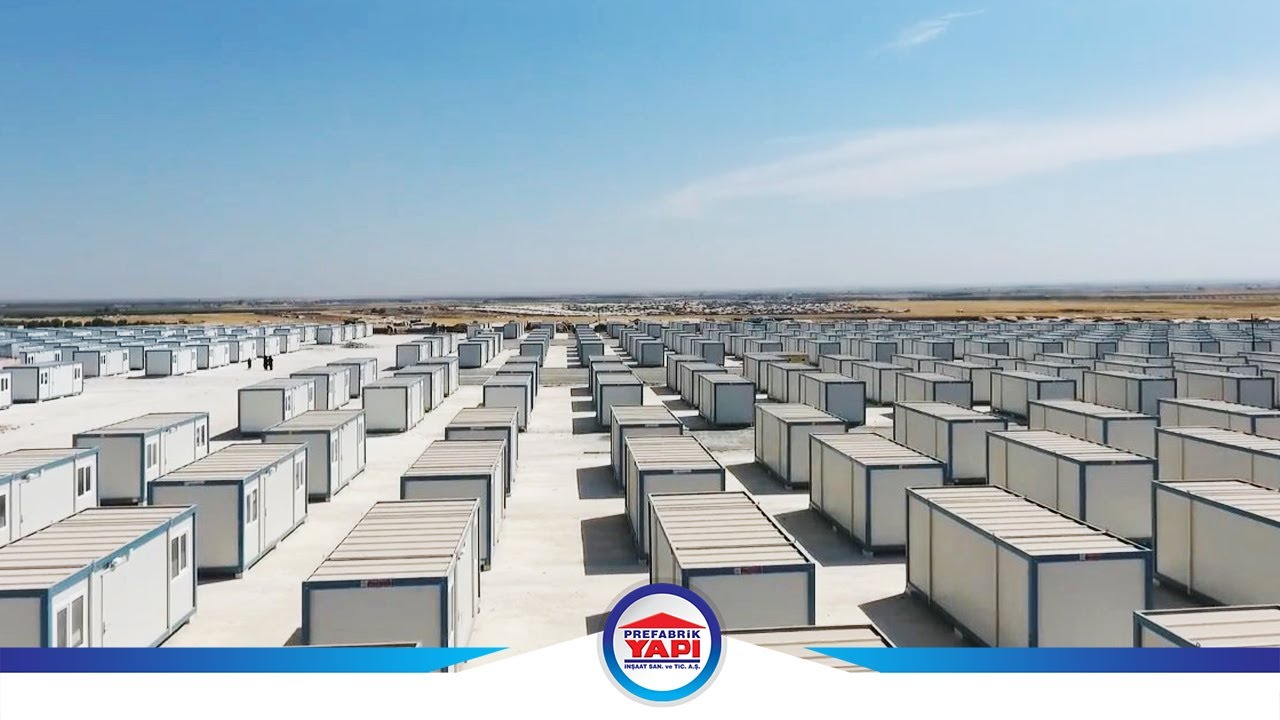 Container Camp for 10000 People in 2 Months